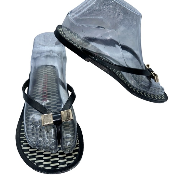 Coach Landon Thong Jelly Flip-Flop Sandals, Sz 7 - Picture 2 of 5